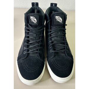 Vans UltraCush MTE Men Sz 10 Black Suede HIGH TOPS- WORN ONCE-EUC